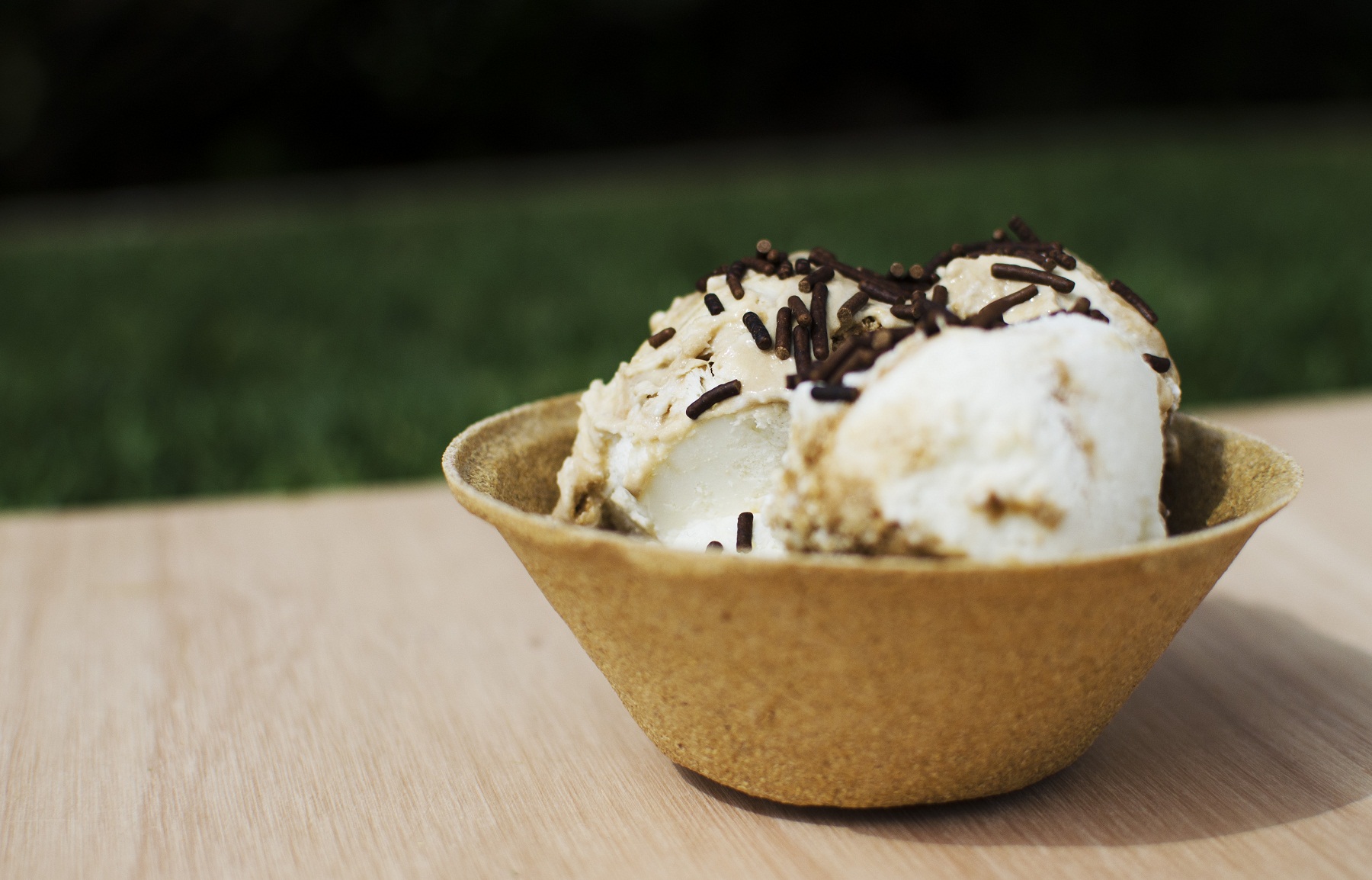 pocillo poste en uso